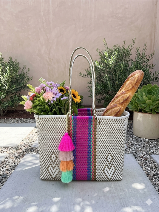 Playa Grande Tote | Rainbow Road Hearts