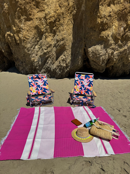 Handwoven Mexican Throw Blanket | Rosa