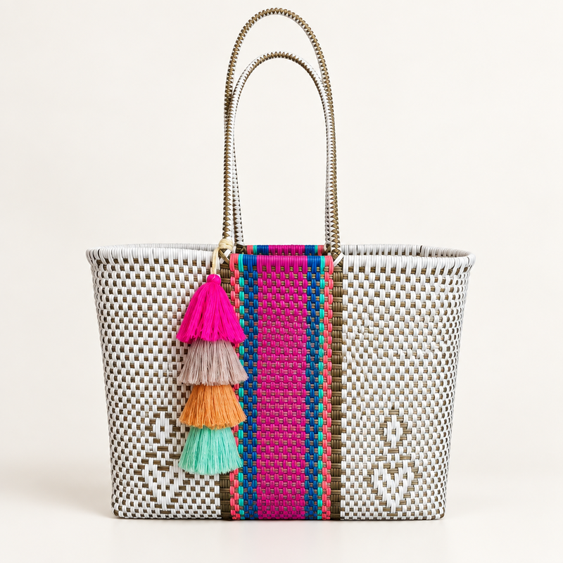 Playa Grande Tote | Rainbow Road Hearts