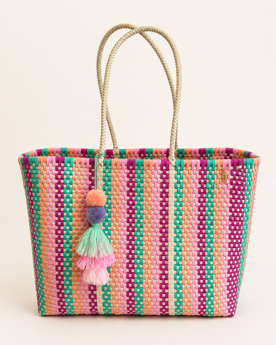Playa Grande Tote  | Fiesta Stripe