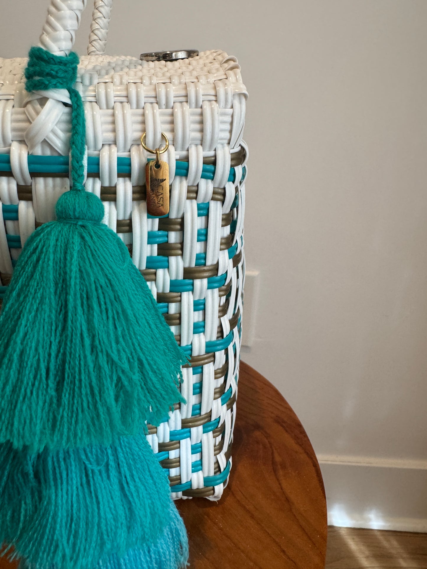 Mini Basket | Coastal Blue Sierra Weave
