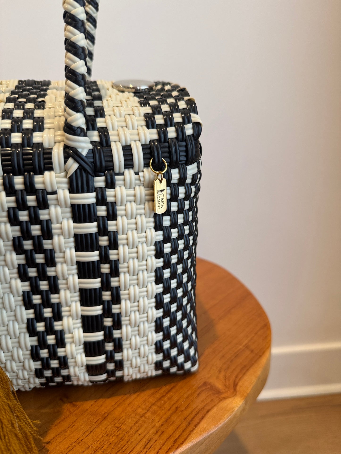 Mini Basket | Onyx and Bone Camino Stripe