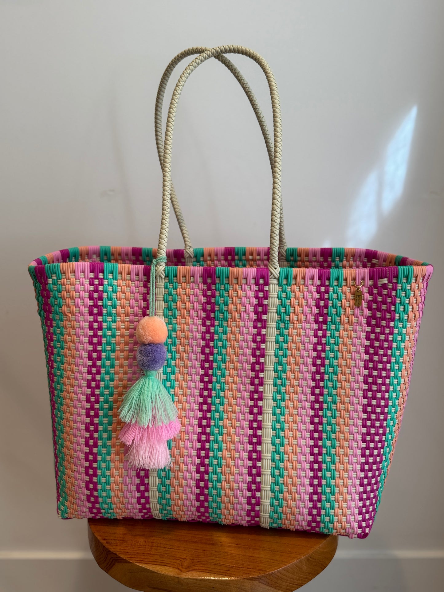 Playa Grande Tote  | Fiesta Stripe