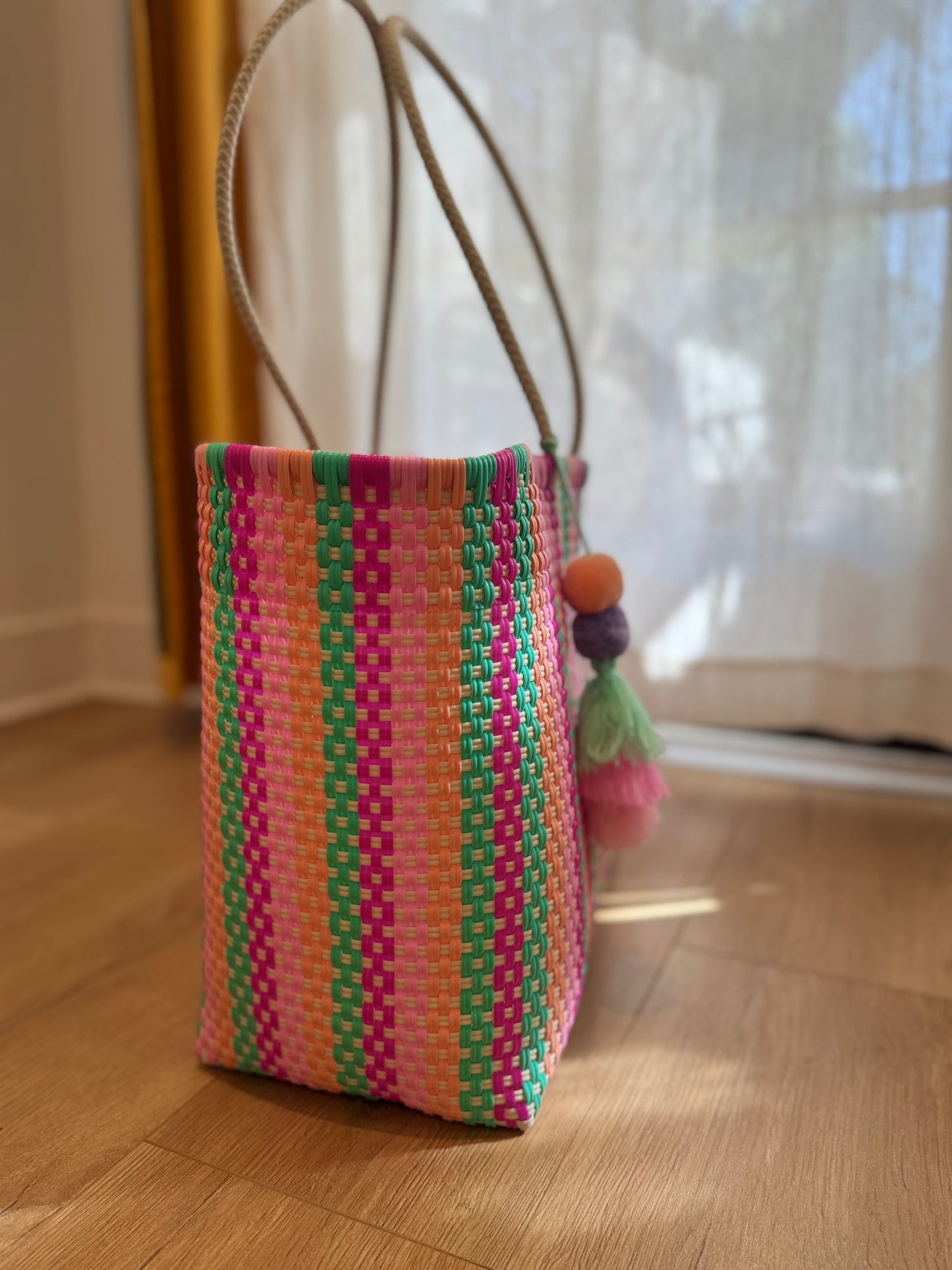 Playa Grande Tote  | Fiesta Stripe