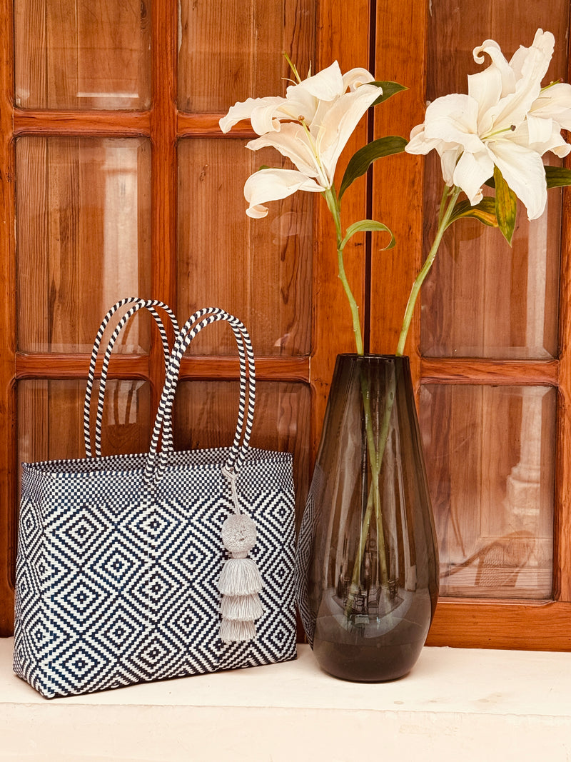 Valentina Mercado Tote | Pacific Blue Alta Weave