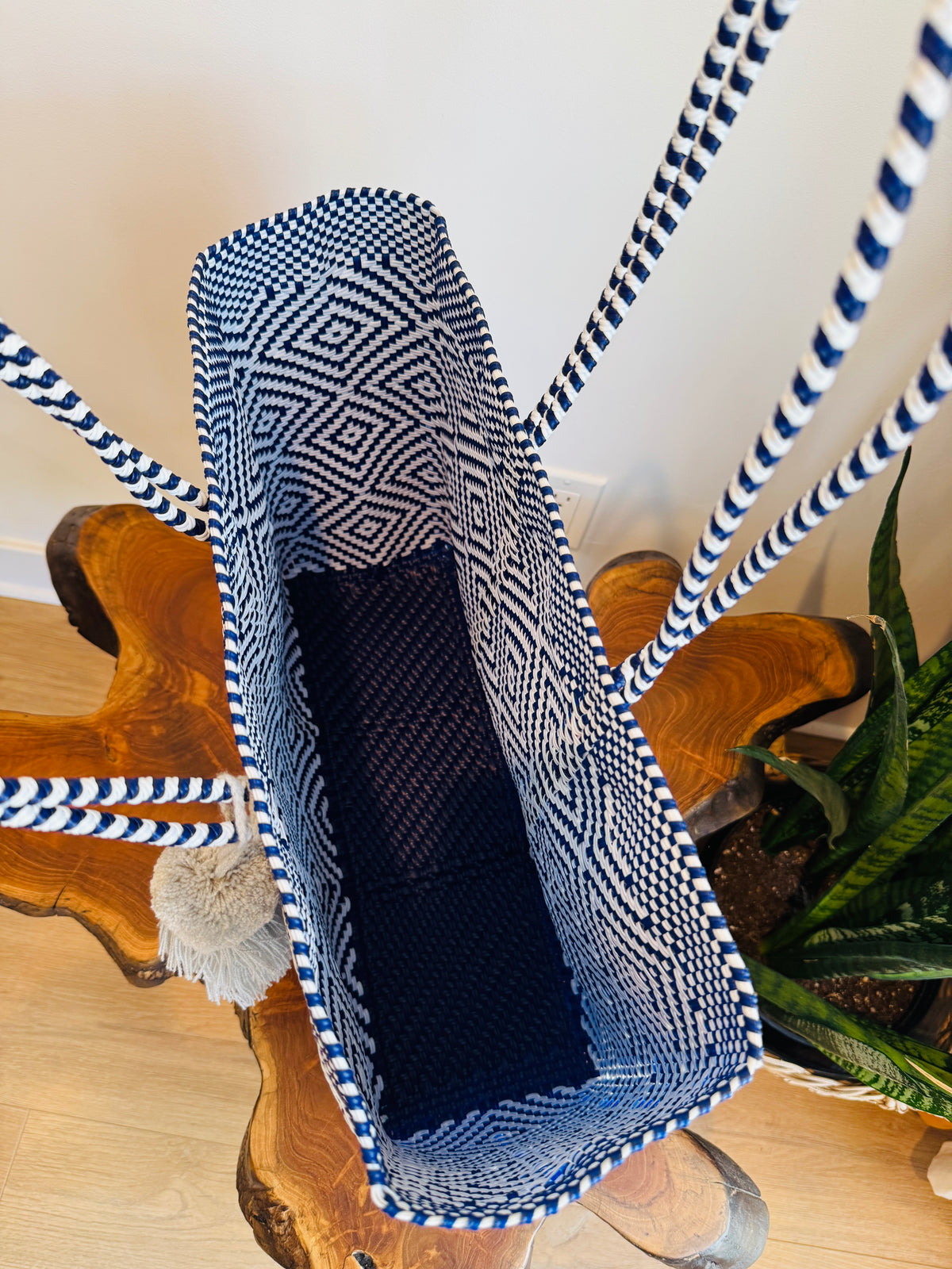 Valentina Mercado Tote | Pacific Blue Alta Weave