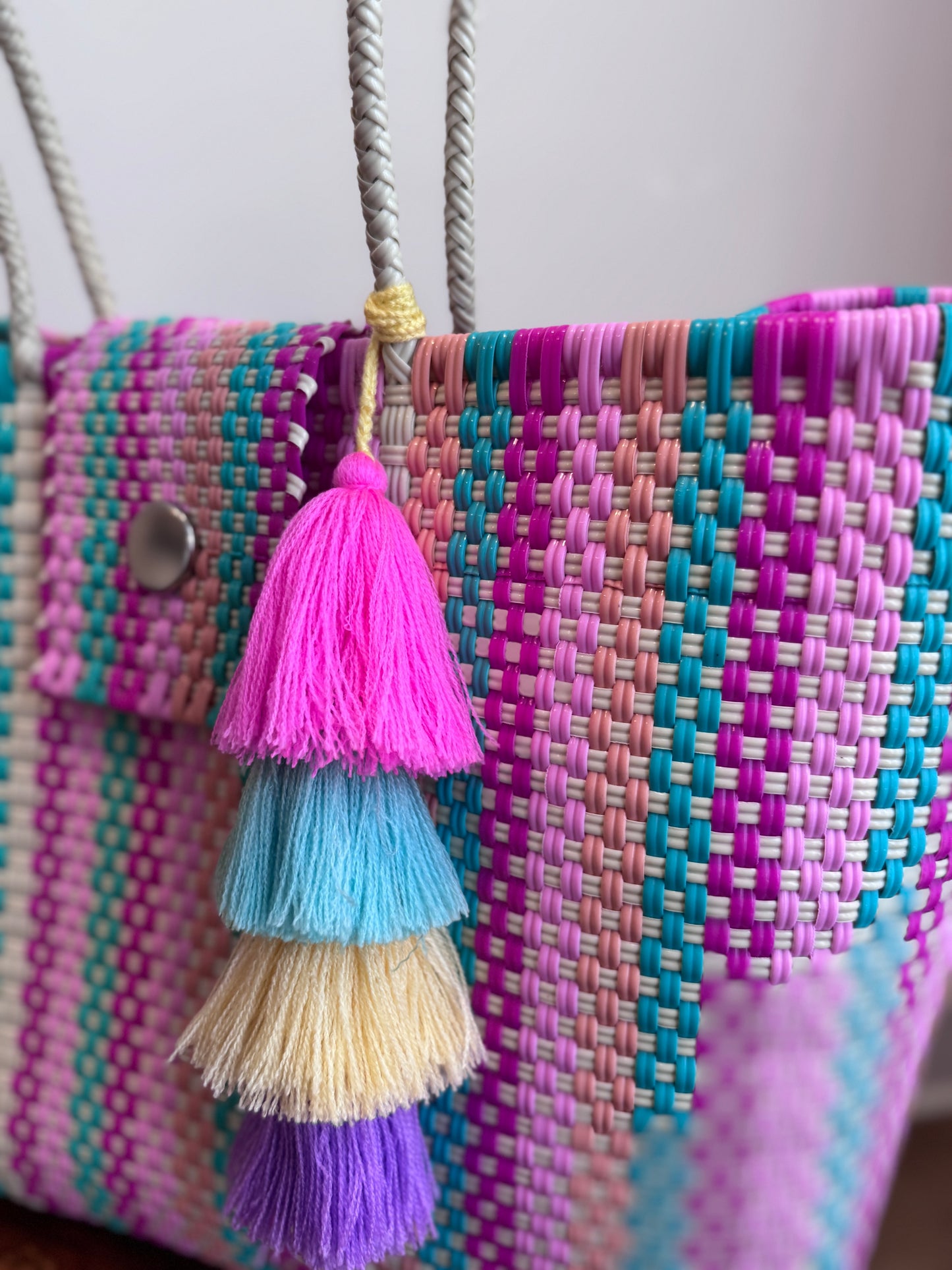 Playa Grande Tote  | Fiesta Stripe