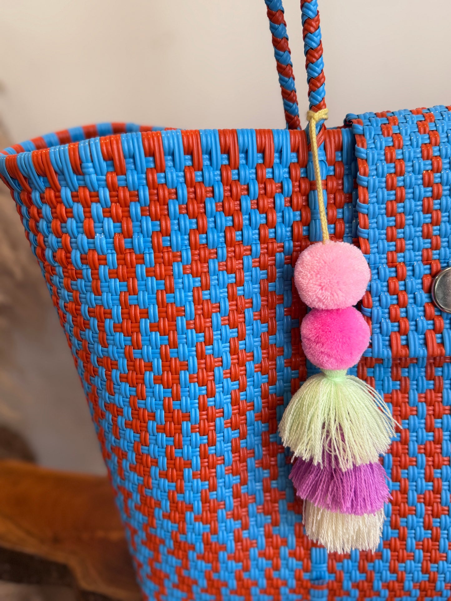 Playa Grande Tote | Sunset Azul Geometric