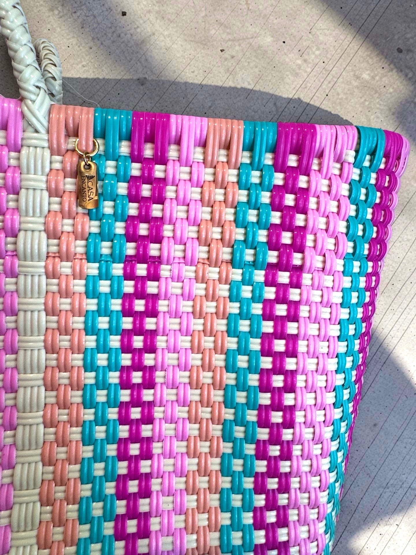 Playa Grande Tote  | Fiesta Stripe