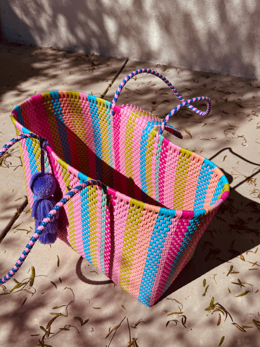 Playa Grande Tote  | Paleta Stripe