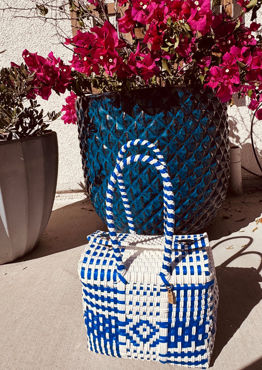 Mini Basket | Aztec Azure