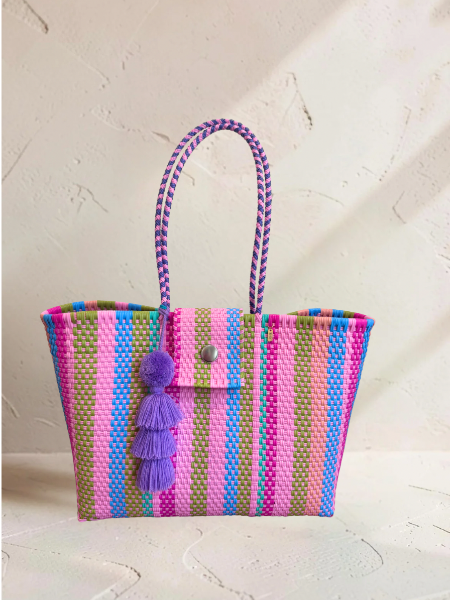 Playa Grande Tote  | Paleta Stripe