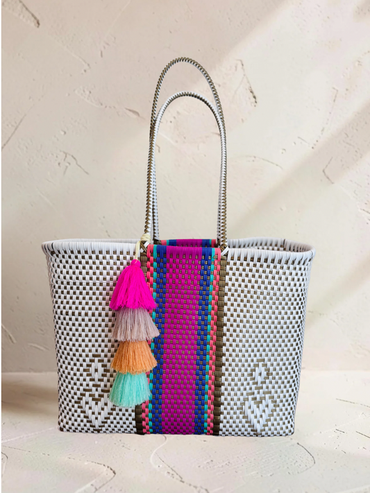 Playa Grande Tote  | Rainbow Road Hearts