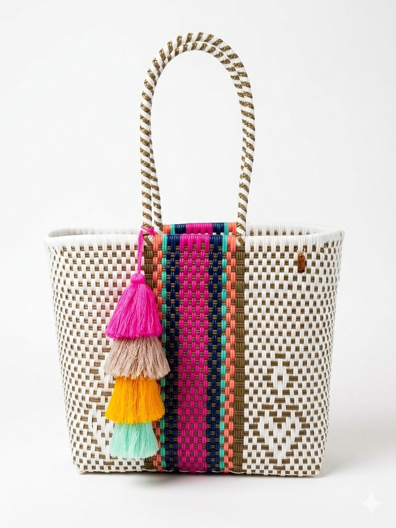 Classic Tote | Rainbow Road Hearts