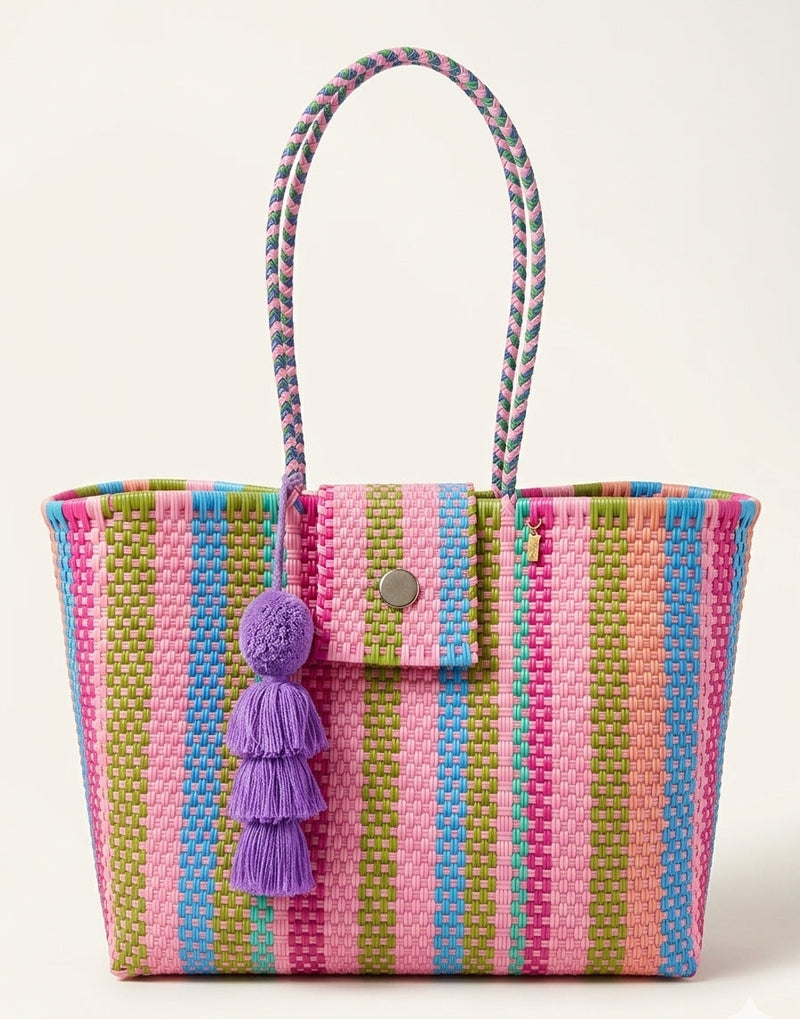Playa Grande Tote  | Paleta Stripe